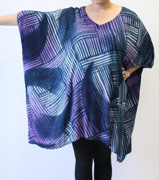 Modesce - Hand Painted Katie Poncho Tunic