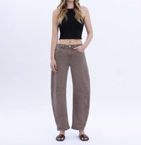 Flying Monkey - Lucy Crop Barrel Jeans
