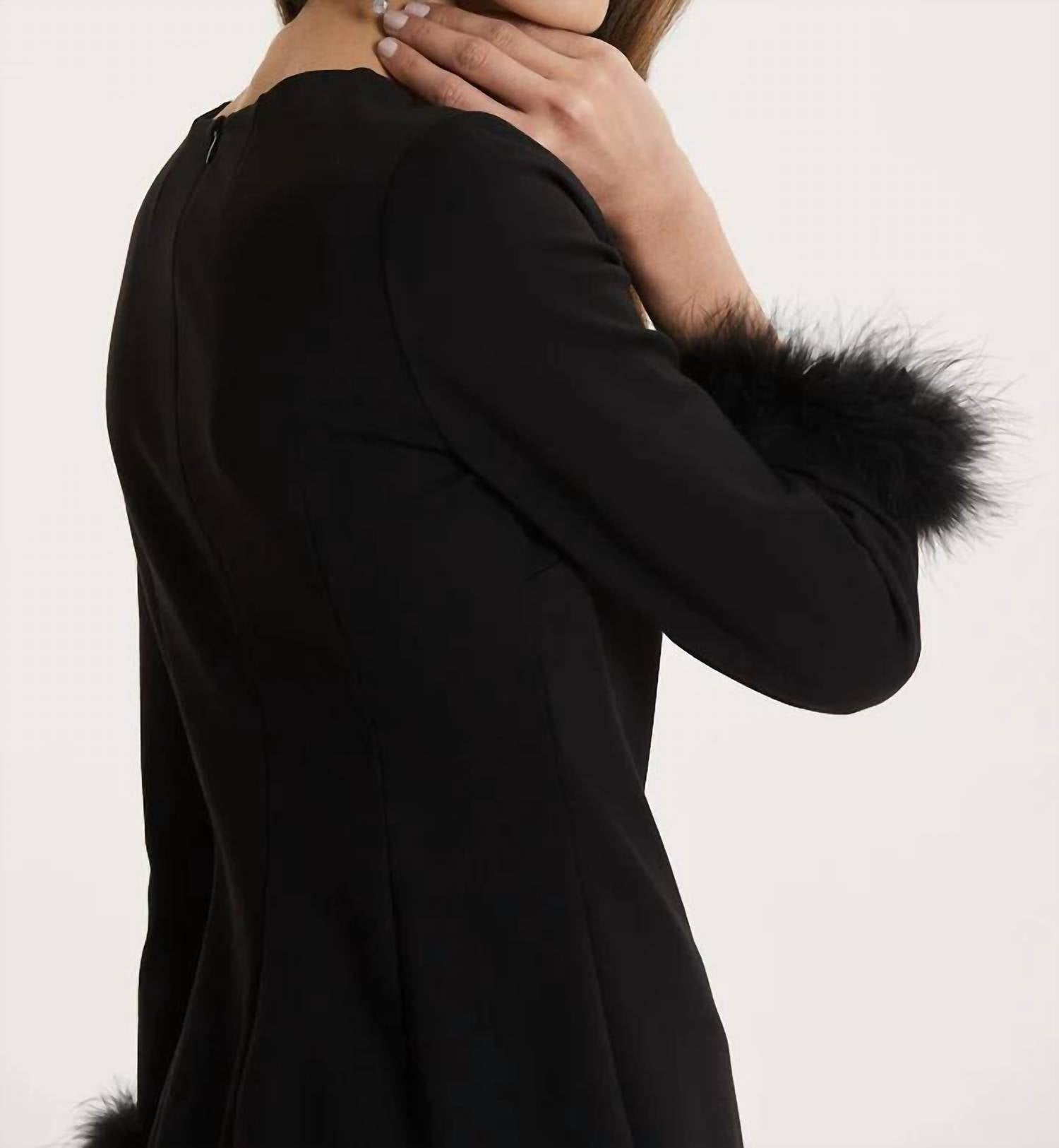 Tyler Boe - Chelsea Ponti Feather Dress