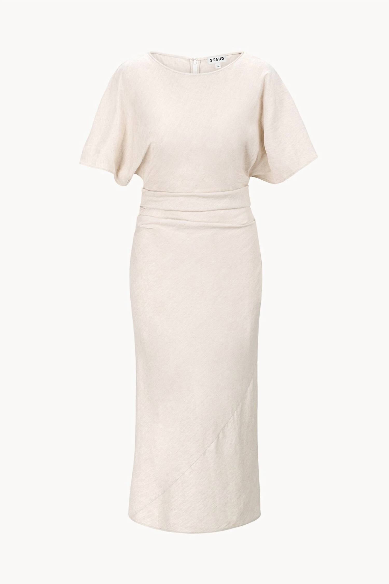 Staud - Amelie Linen Midi Dress