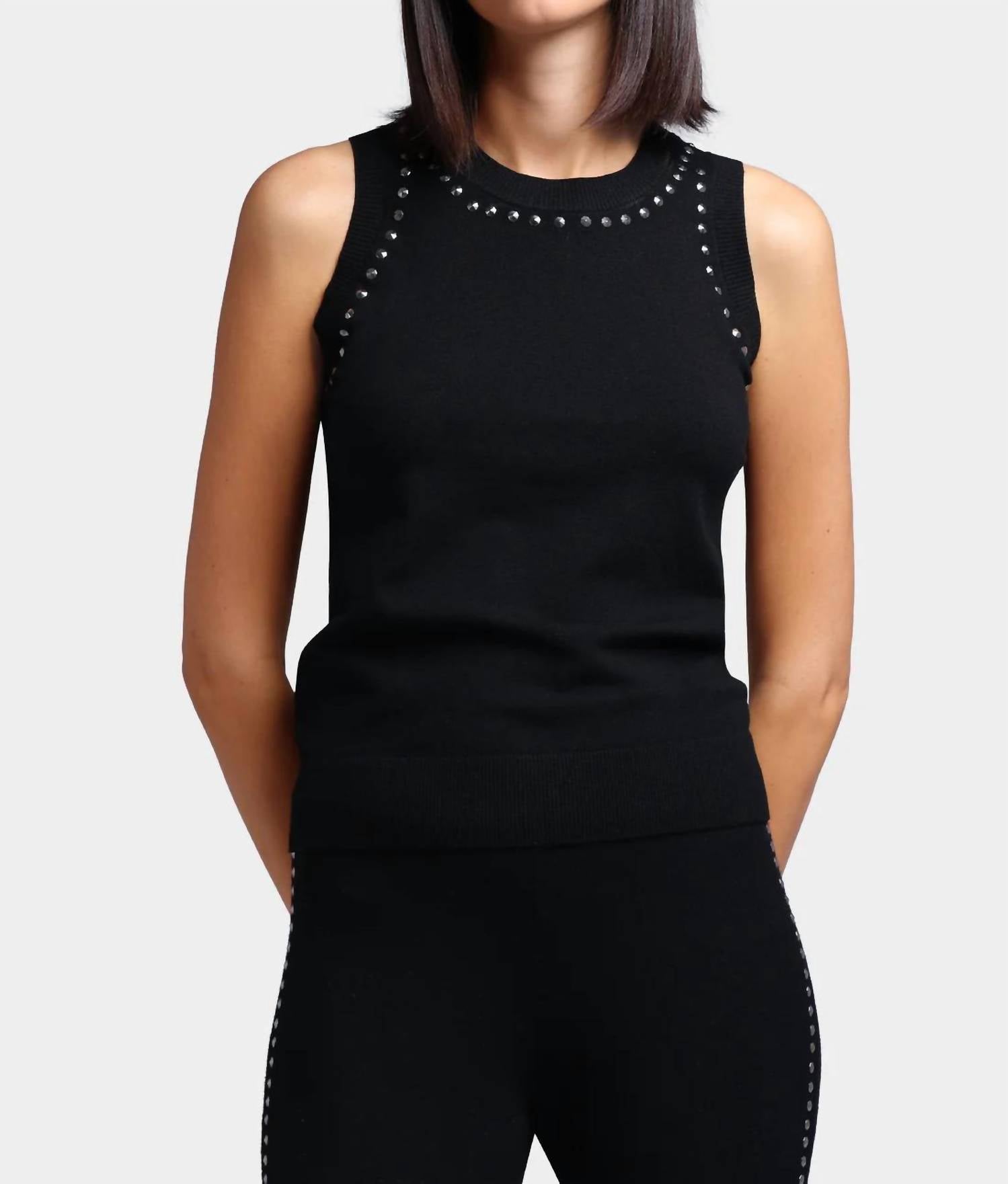 Minnie Rose - Western Embellished Tank Top