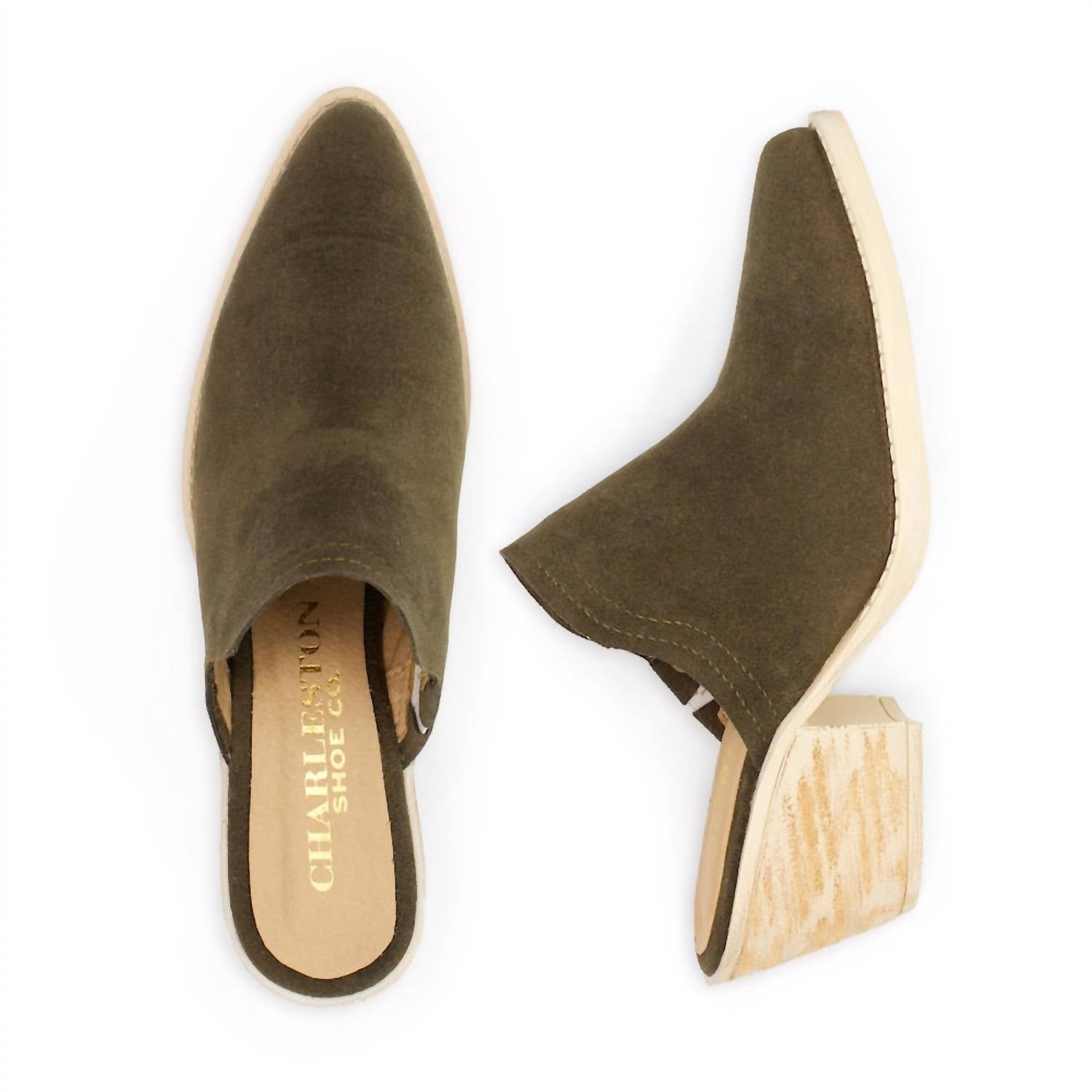 Charleston Shoe Co. - Women's Tahoe Block Heel Mule