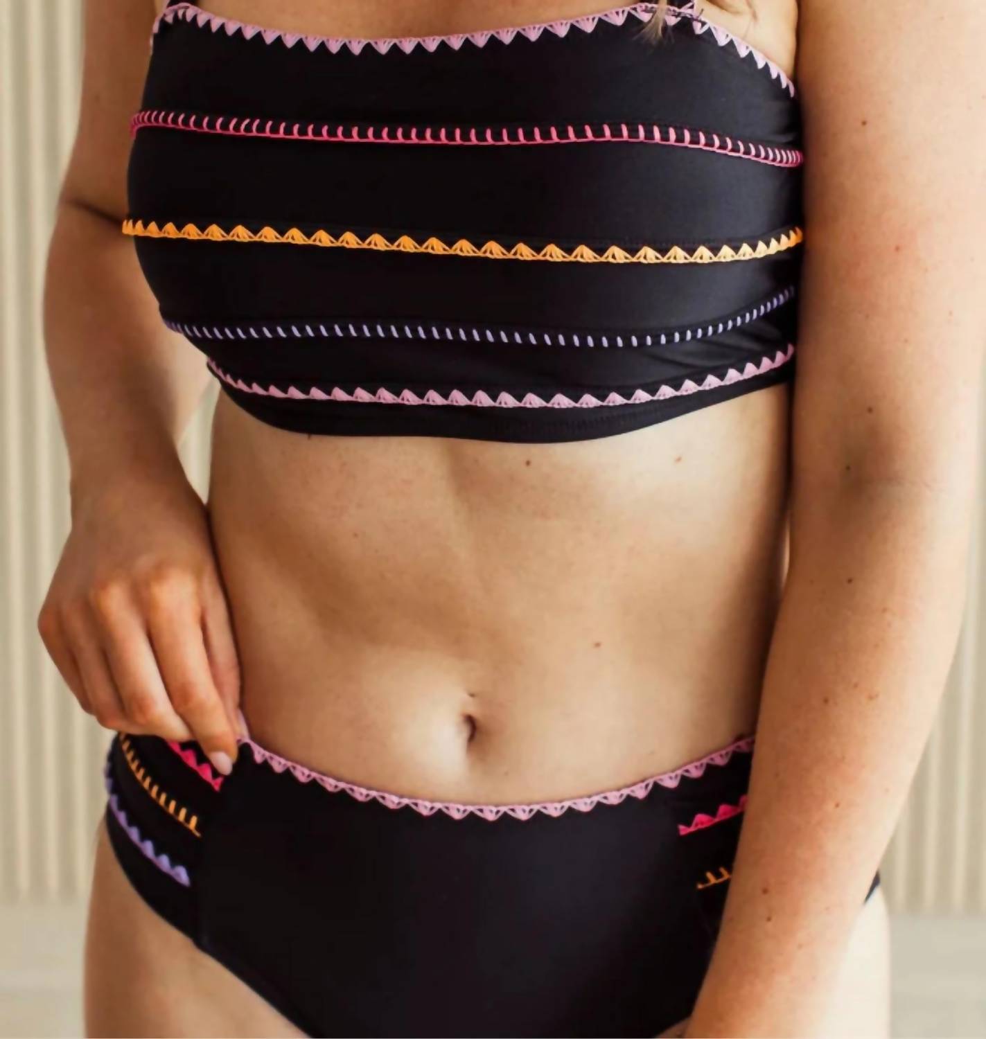Mack & Mal - Multi Stitch Swim Top