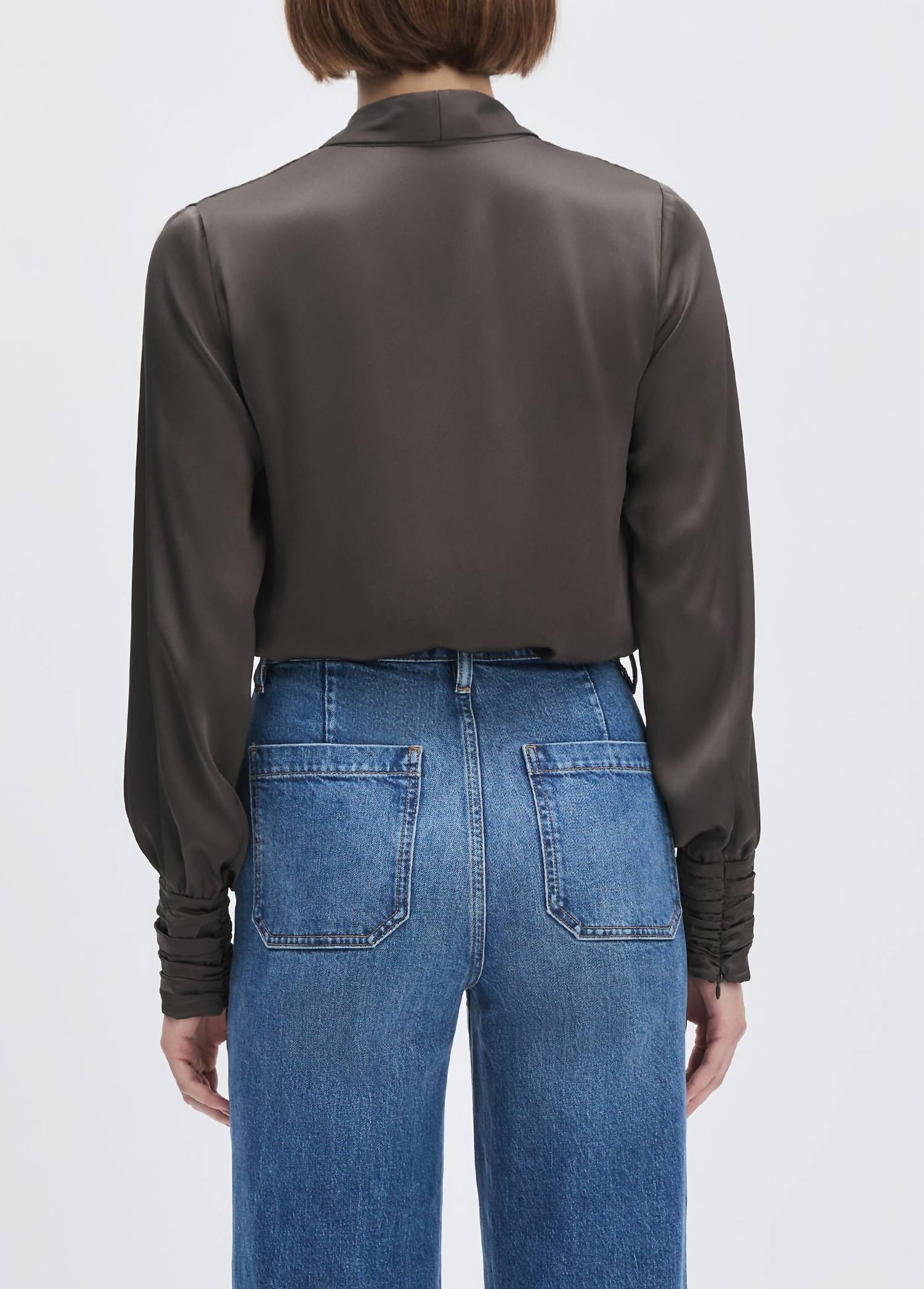 Favorite Daughter - Better-off Satin Bodysuit