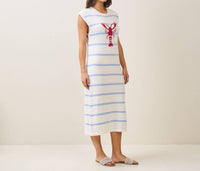 Able - Striped Lobster Sweater Midi Dress