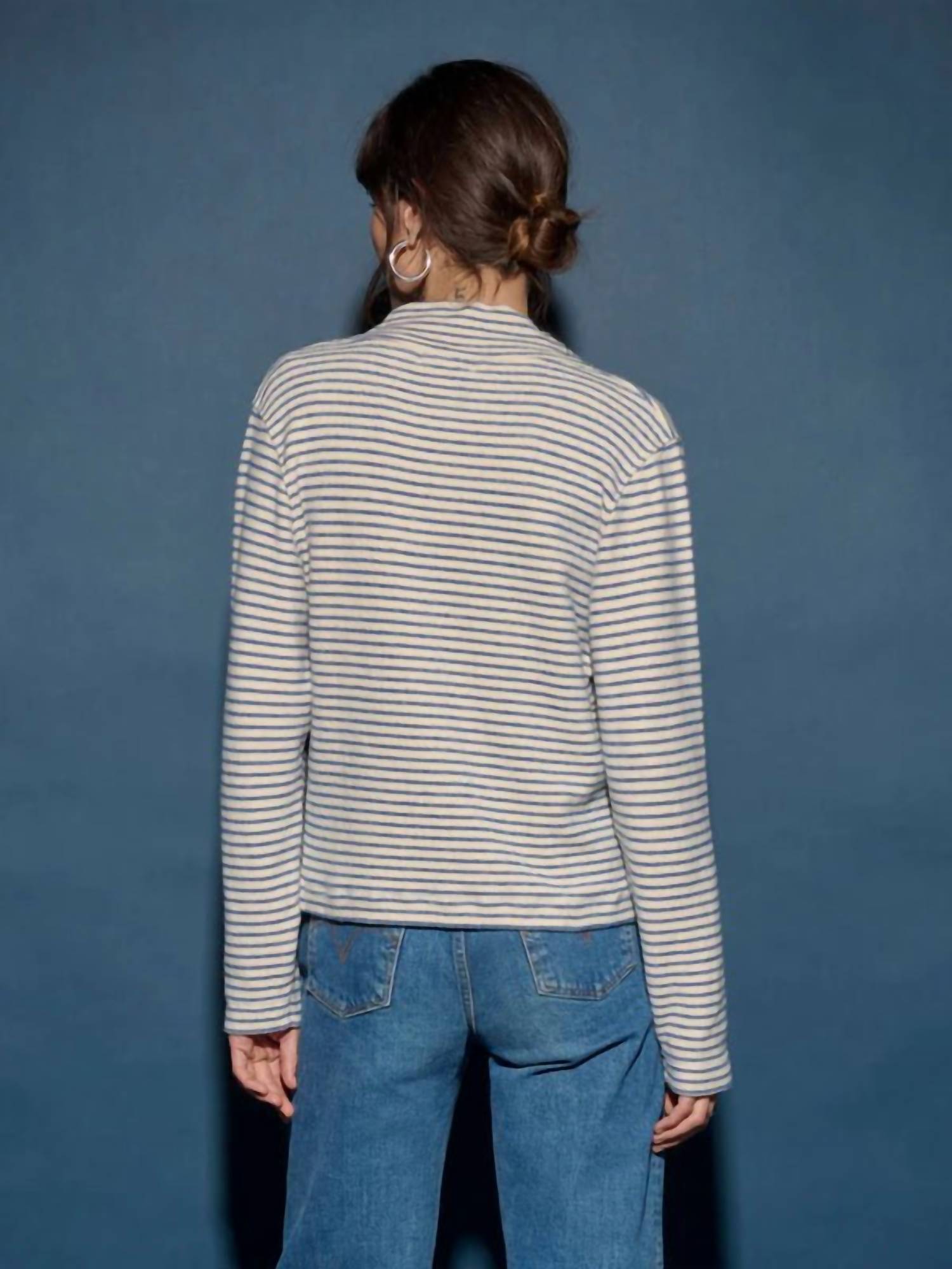 Nation Ltd - Delphine Mock Neck Sweatshirt