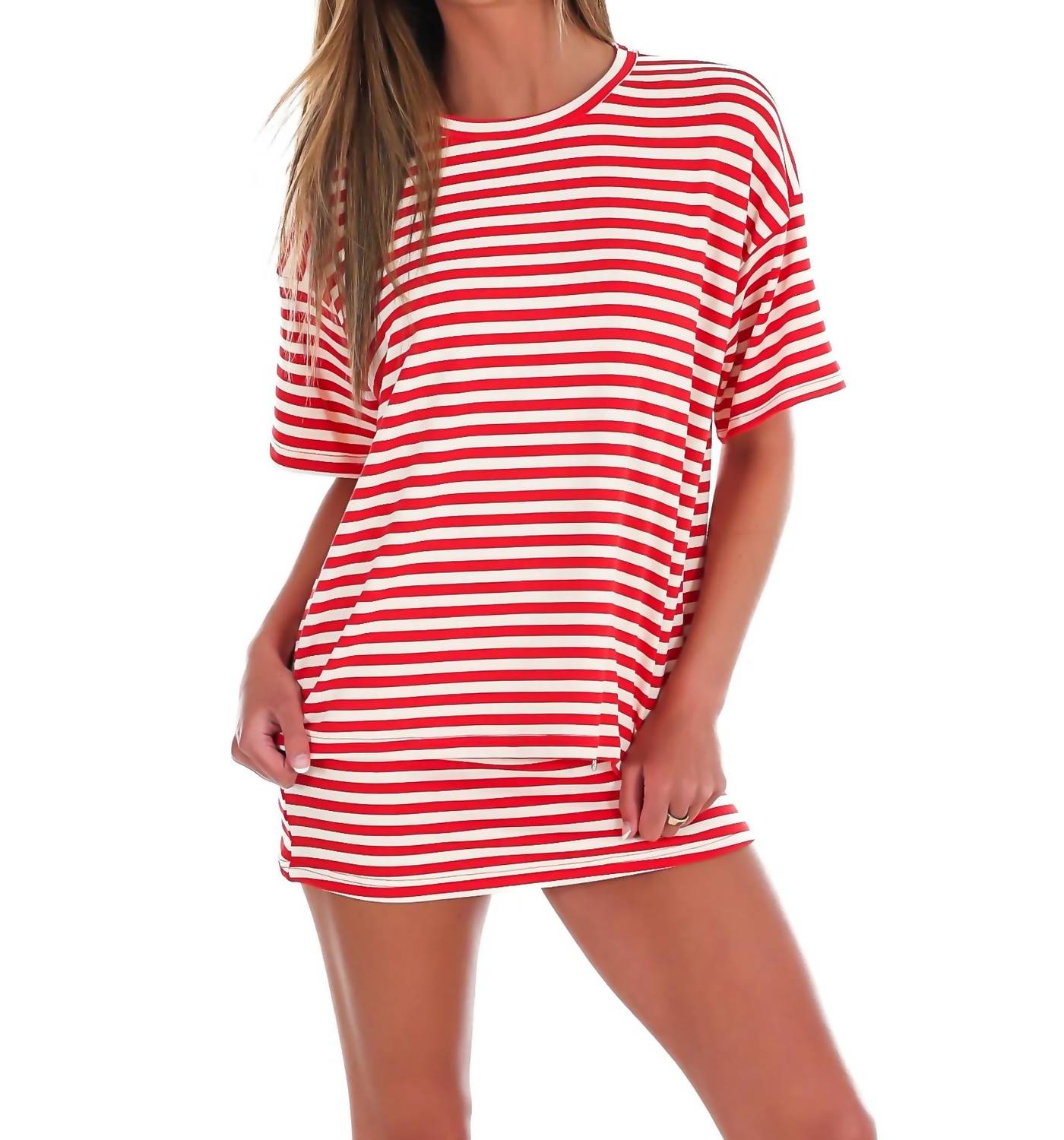 Le Lis - Women's According To You Stripe Two Piece Set