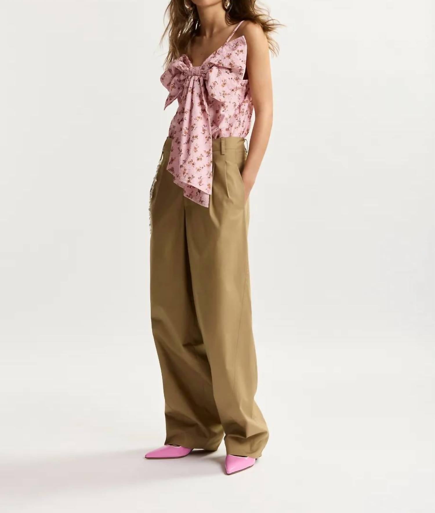 Essentiel Antwerp - Jogs Large Bow Babydoll Top