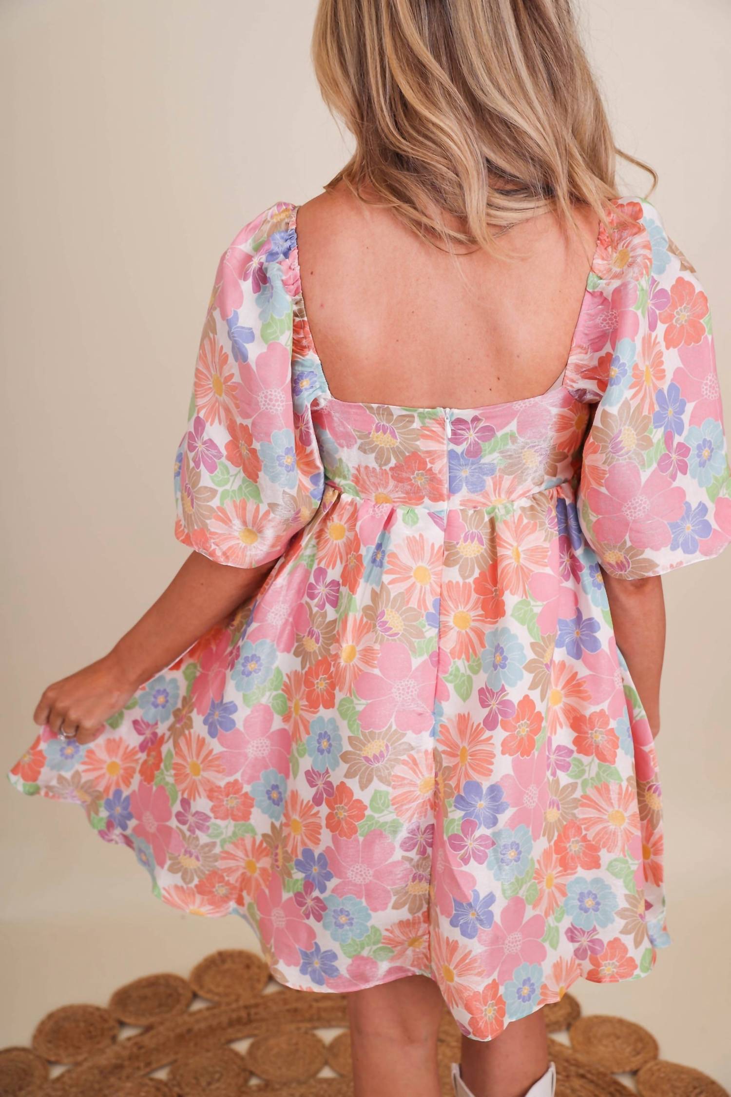 Storia - Wildflower Fields Babydoll Mini Dress