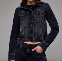 Hidden - Fitted Trucker Jacket