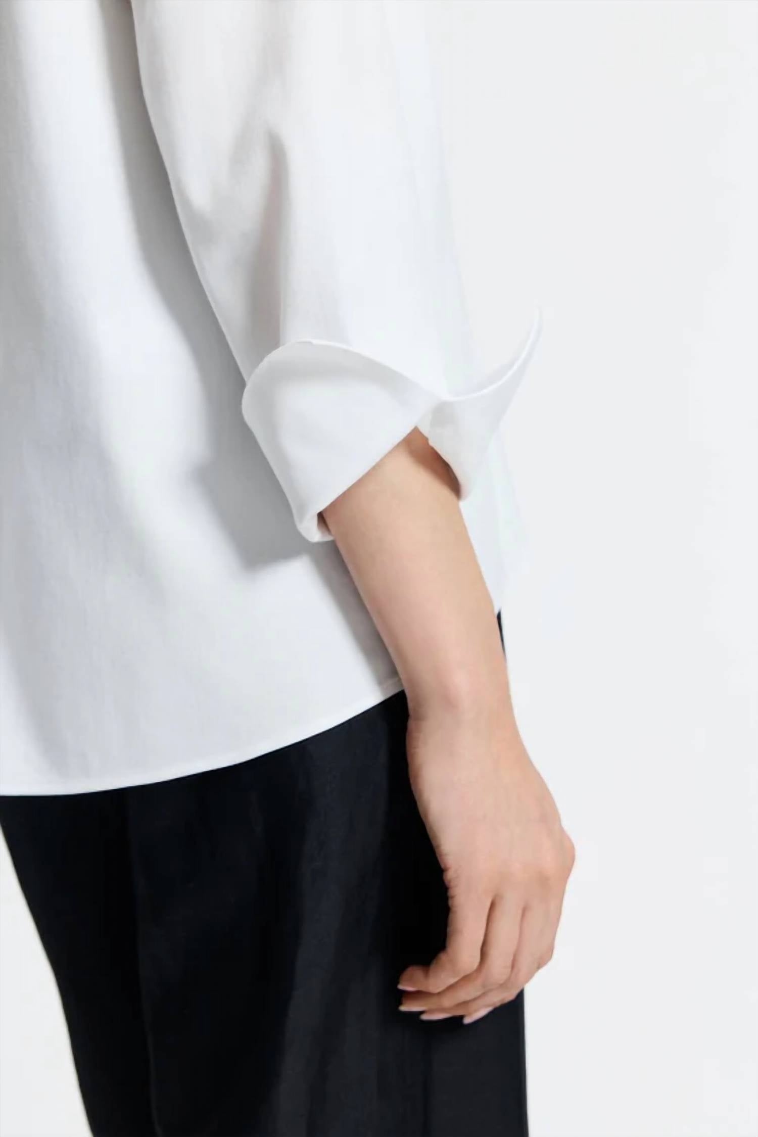 Foxcroft - AGNES Long Sleeve Top