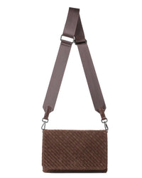 Haute Shore - Women's Lexi Woven Suede Crossbody Bag