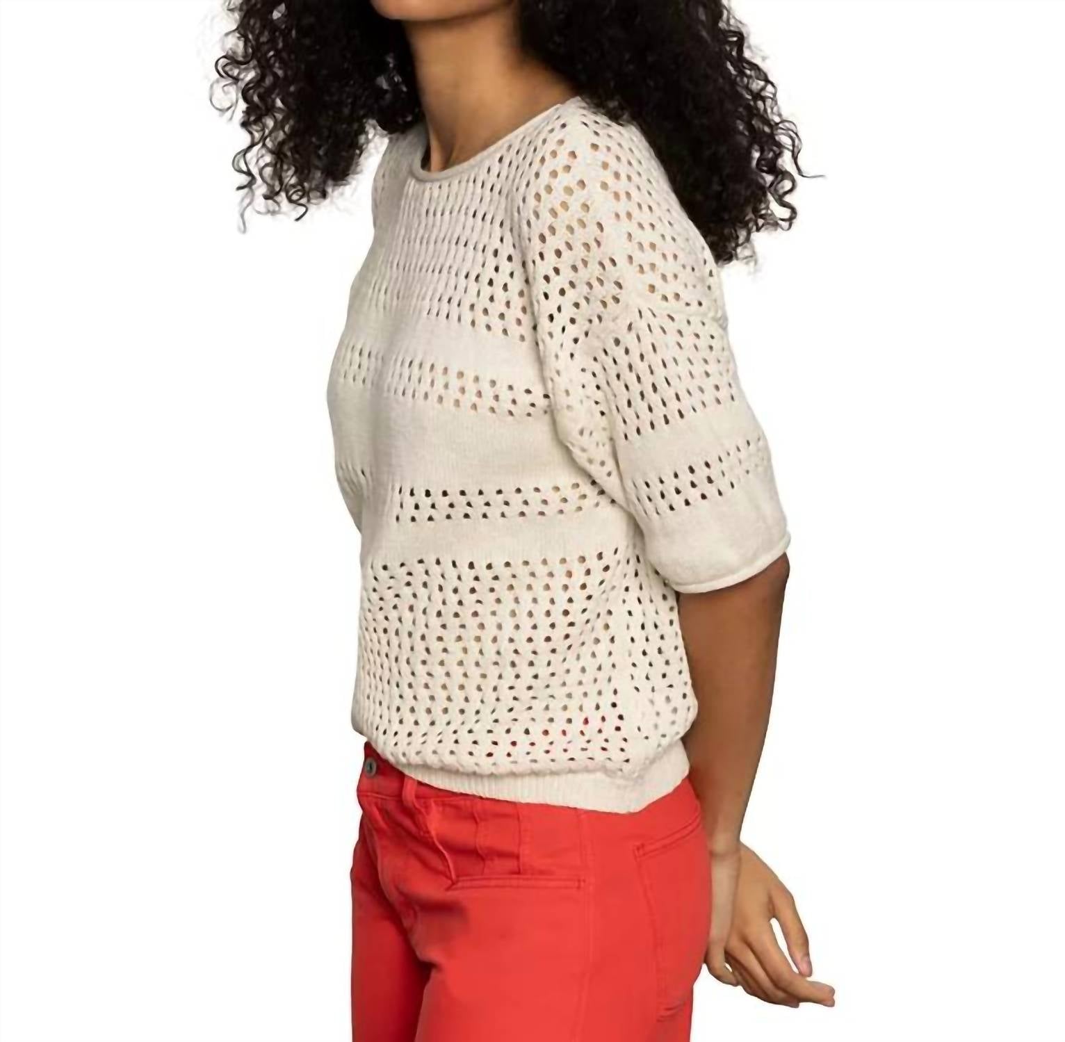 Sanctuary - Openwork Short Sleeve Tee