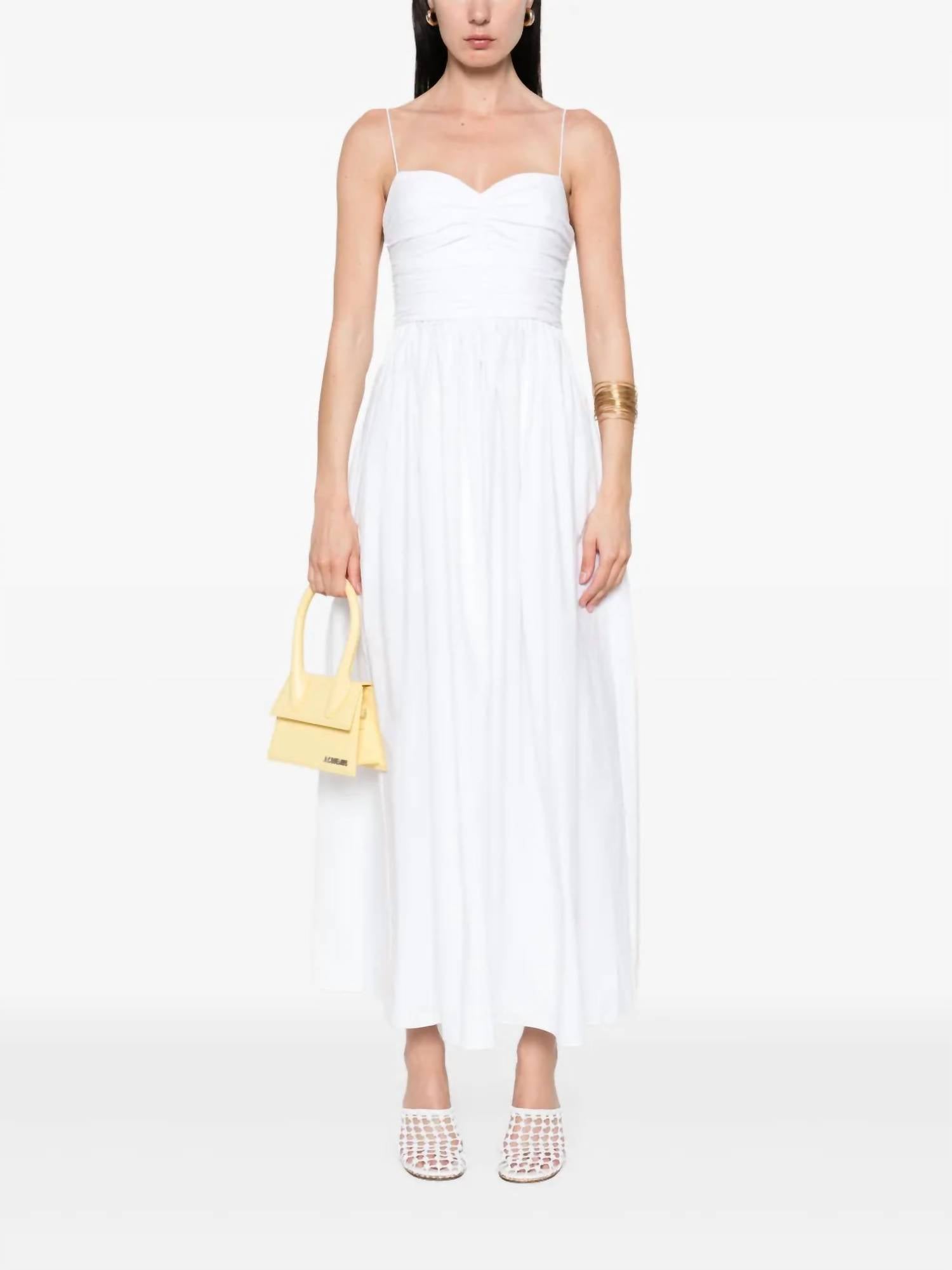 Matteau - Gathered Bodice Midi Dress