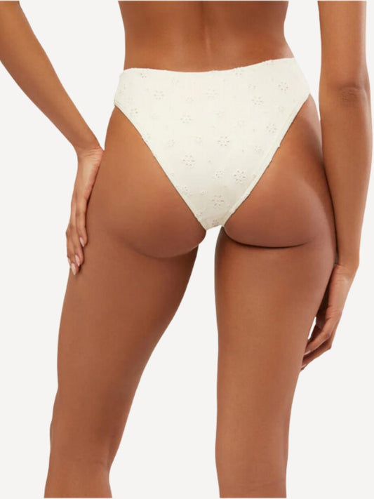 We Wore What - Classic Scoop Eyelet Bikini Bottom