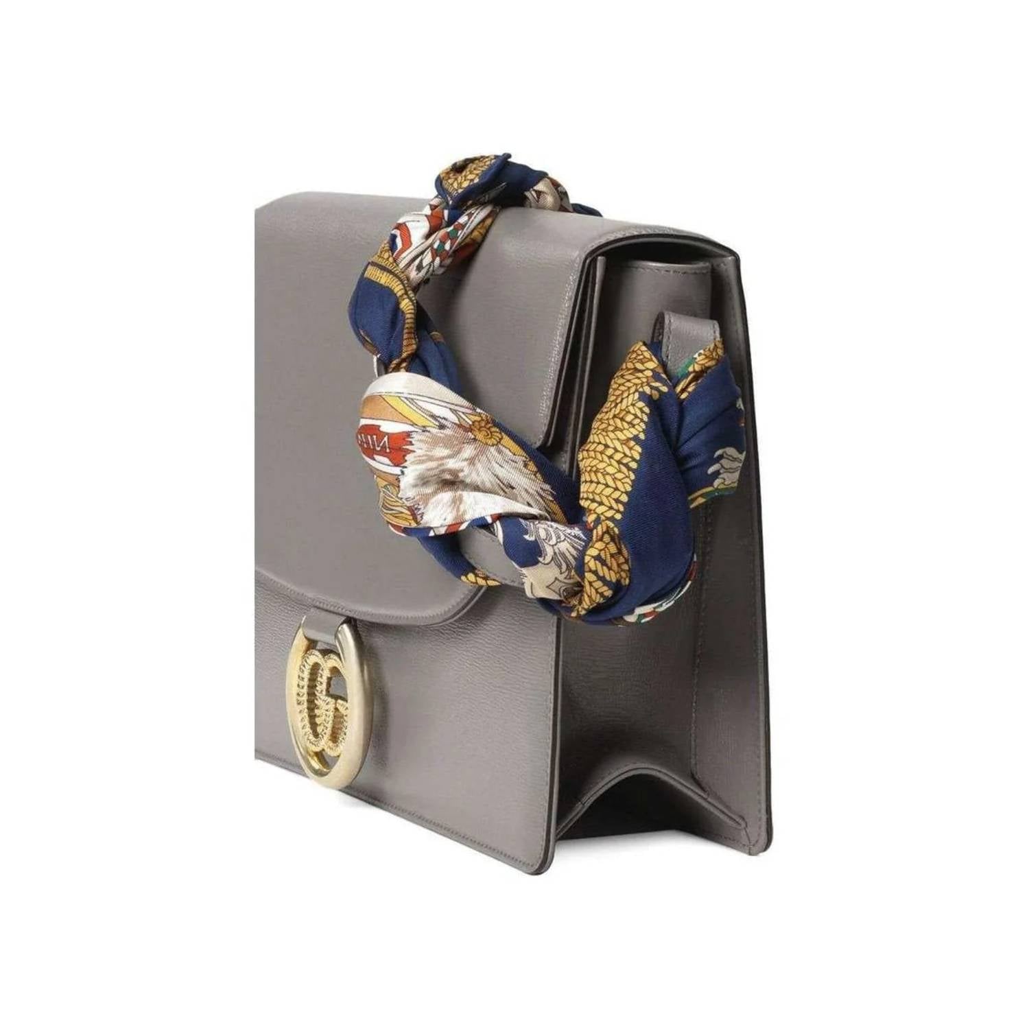 Gucci - Women's Torchon Scarf Angled Shoulder Bag