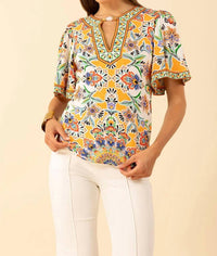 Hale Bob - Women's Giana Short Sleeve Top