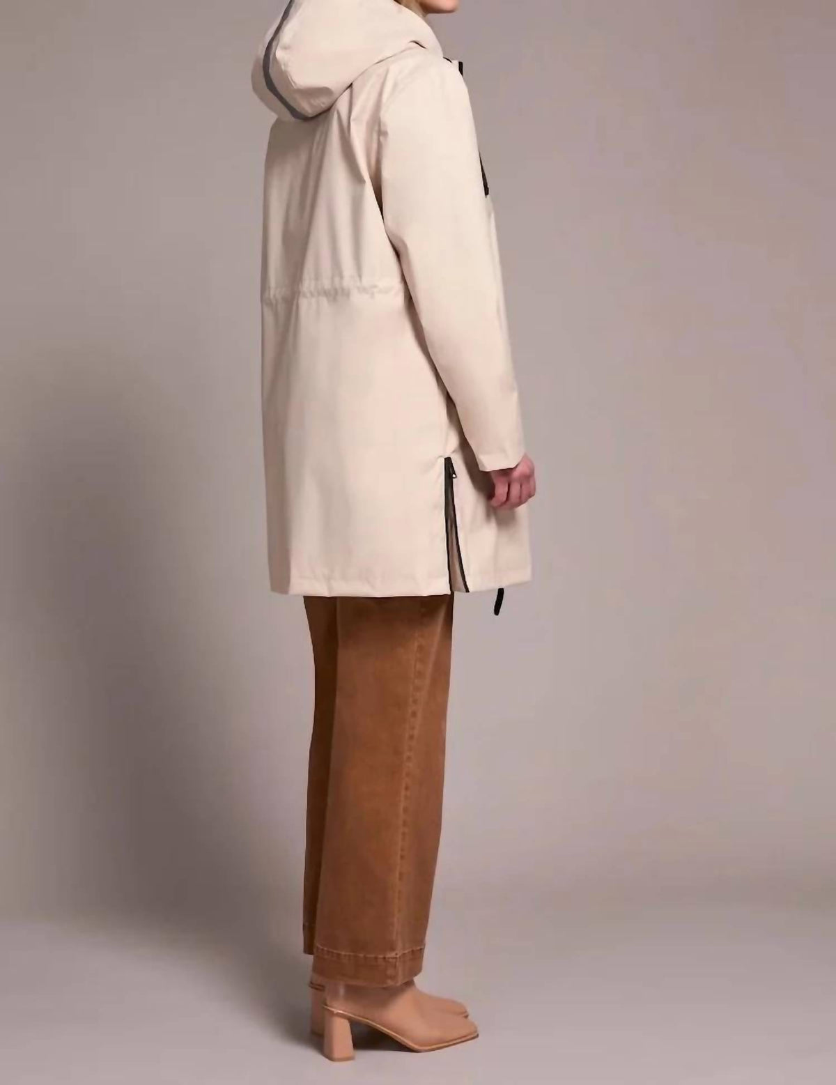 Tribal - Water Repellent Zip-front Rain Coat
