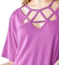 Heimish Usa - Crisscross Solid Top