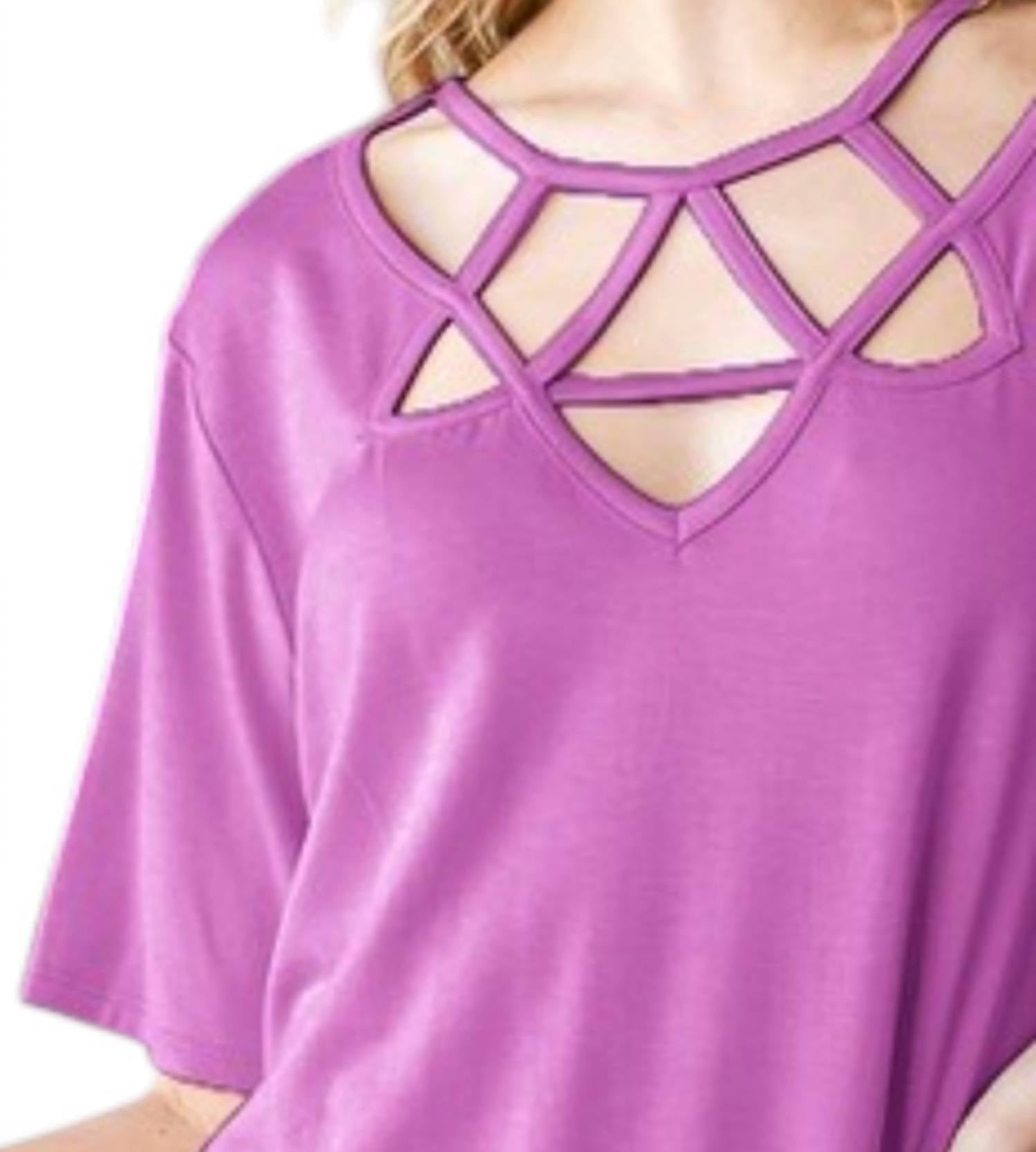Heimish Usa - Crisscross Solid Top