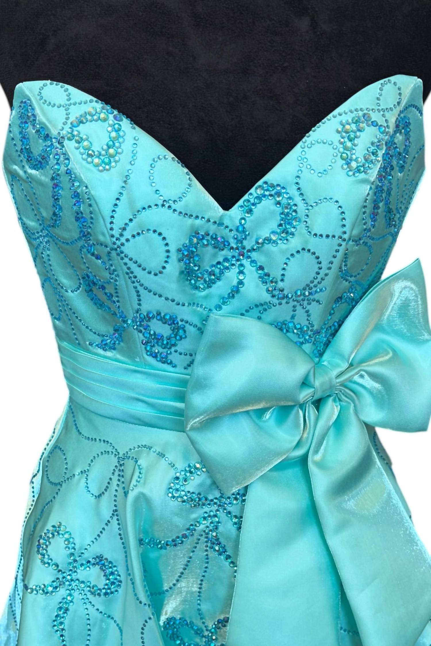 Ashleylauren - Women's Sweetheart Neck Dress