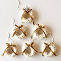 Flax & Twine - Holiday Wooly Wreath Ornament Kit