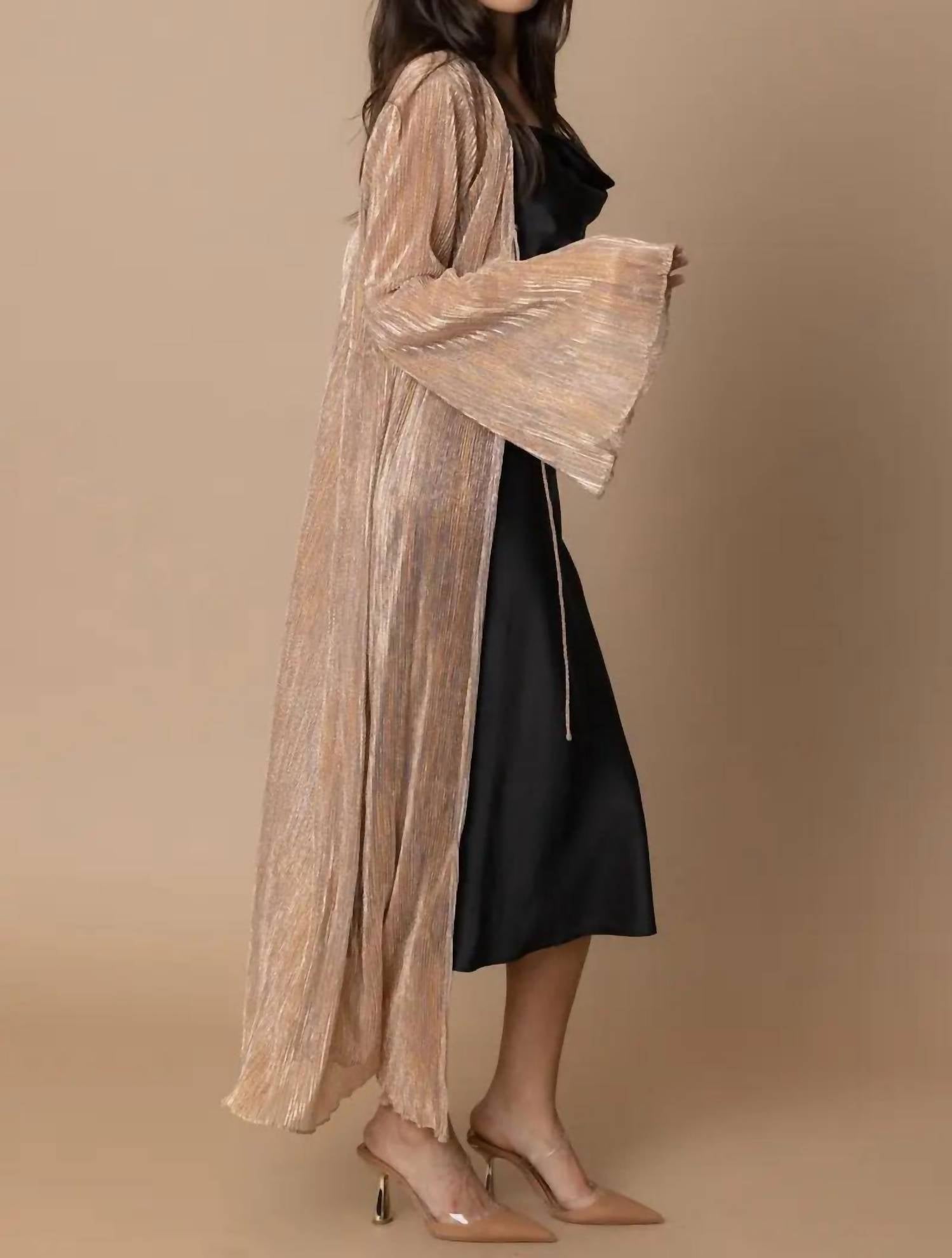 En Creme - Cassidy Shimmer Kimono