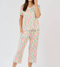 Mary Square - Alli Cropped Pant Set