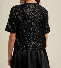 Wishlist - Sequin Bow Detail Top