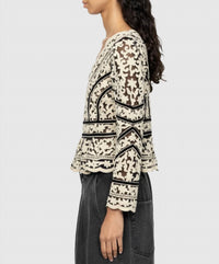 Sea - Bea Embroidery Top