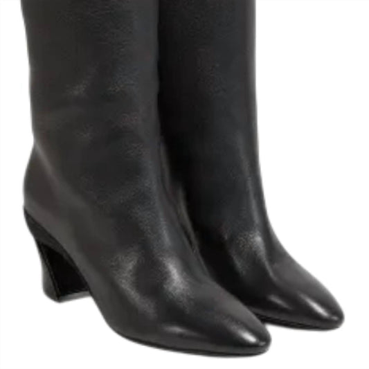 Salvatore Ferragamo - Women's Sculptural Heel Knee-high Boots