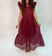 English Factory - Organza Midi Dress