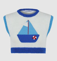 My Beachy Side - Bateau Hand Crochet Crop Top