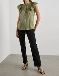 Rails Women's Louella Top in canteen - women's blouse - view 4