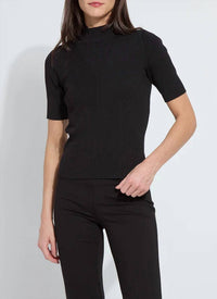 Lysse - Bernadette Short Sleeve Ribbed Top