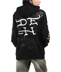 Ed Hardy - Tiger Head Rhinestone Hoodie