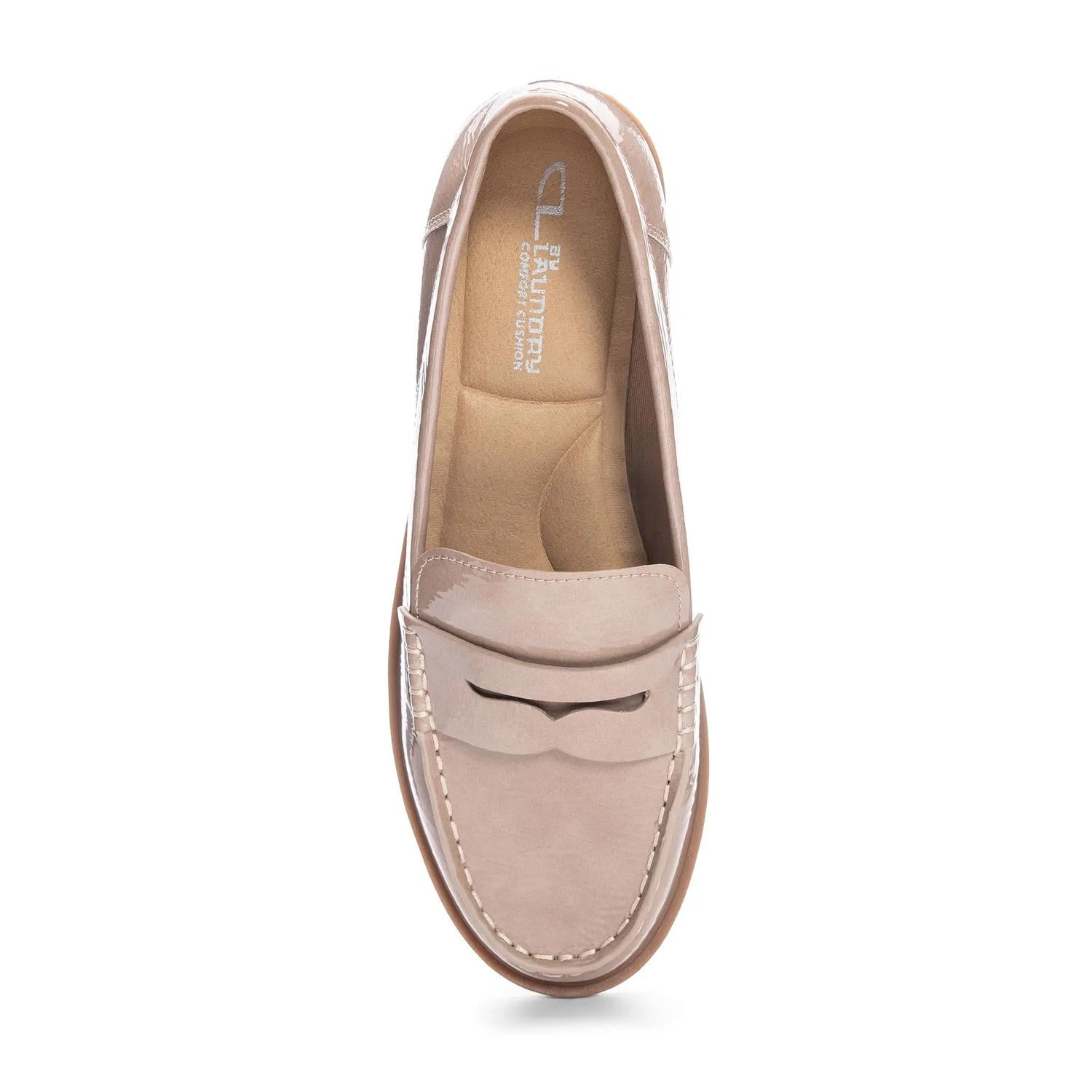 CHINESE LAUNDRY Women's Beloved Patent Shoe in nude - women's flats - detail view