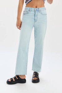 Daze - Pleaser High Rise Wide Ankle Length Jeans