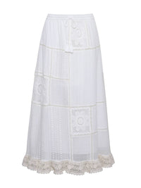 Lingua Franca - Louisa Heirloom Patchwork Maxi Skirt