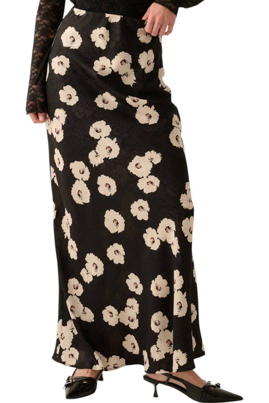 Promesa - Pick a Date Floral Maxi Skirt