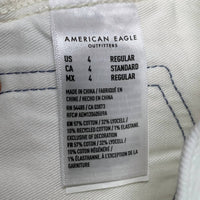 AE77 Women's Stretch Cotton Blend Denim Jeans in white - women's jeans - view 5