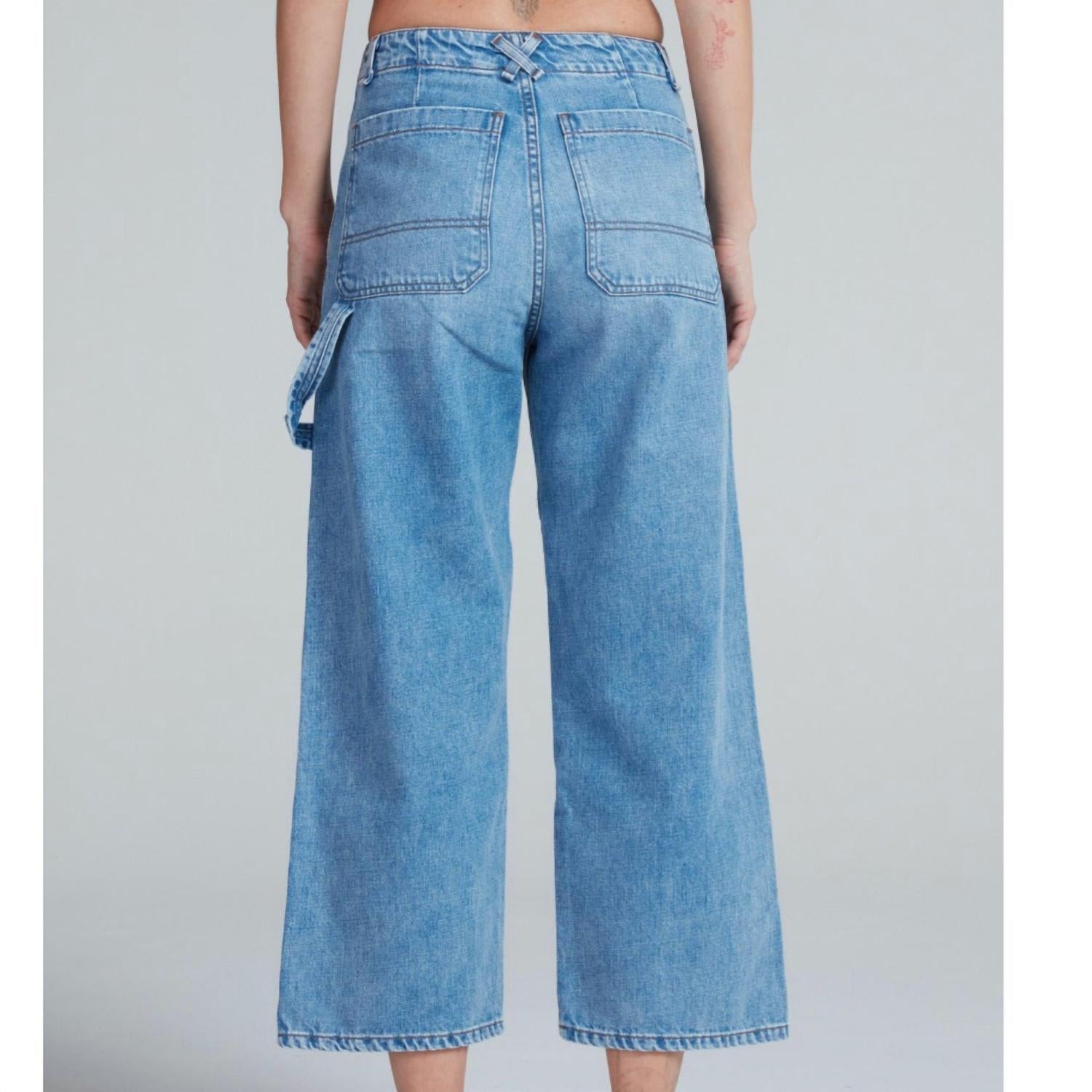 Askk Ny - Cropped Carpenter Workwear Inspired Jean