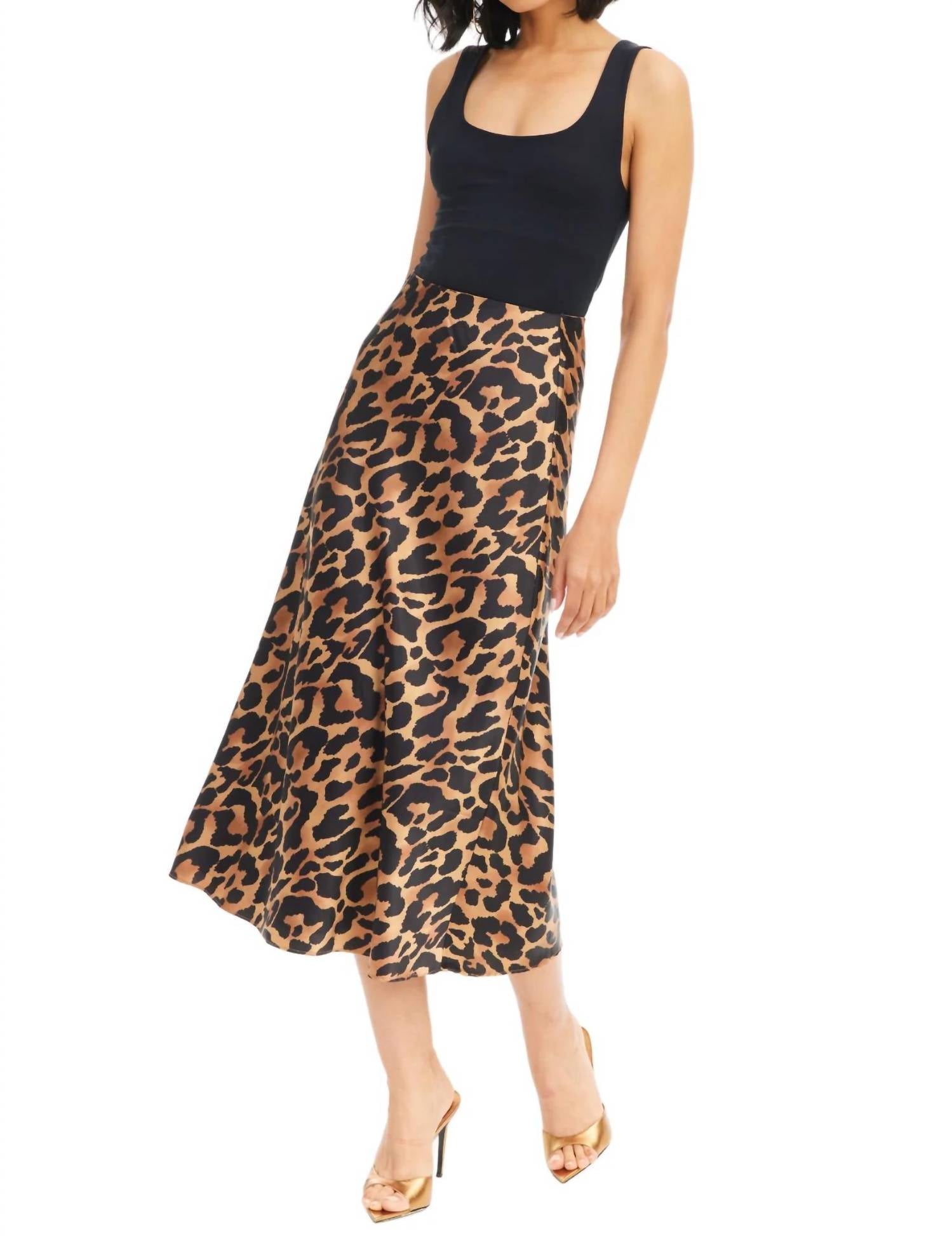 Allison - Satin Reese Midi Skirt