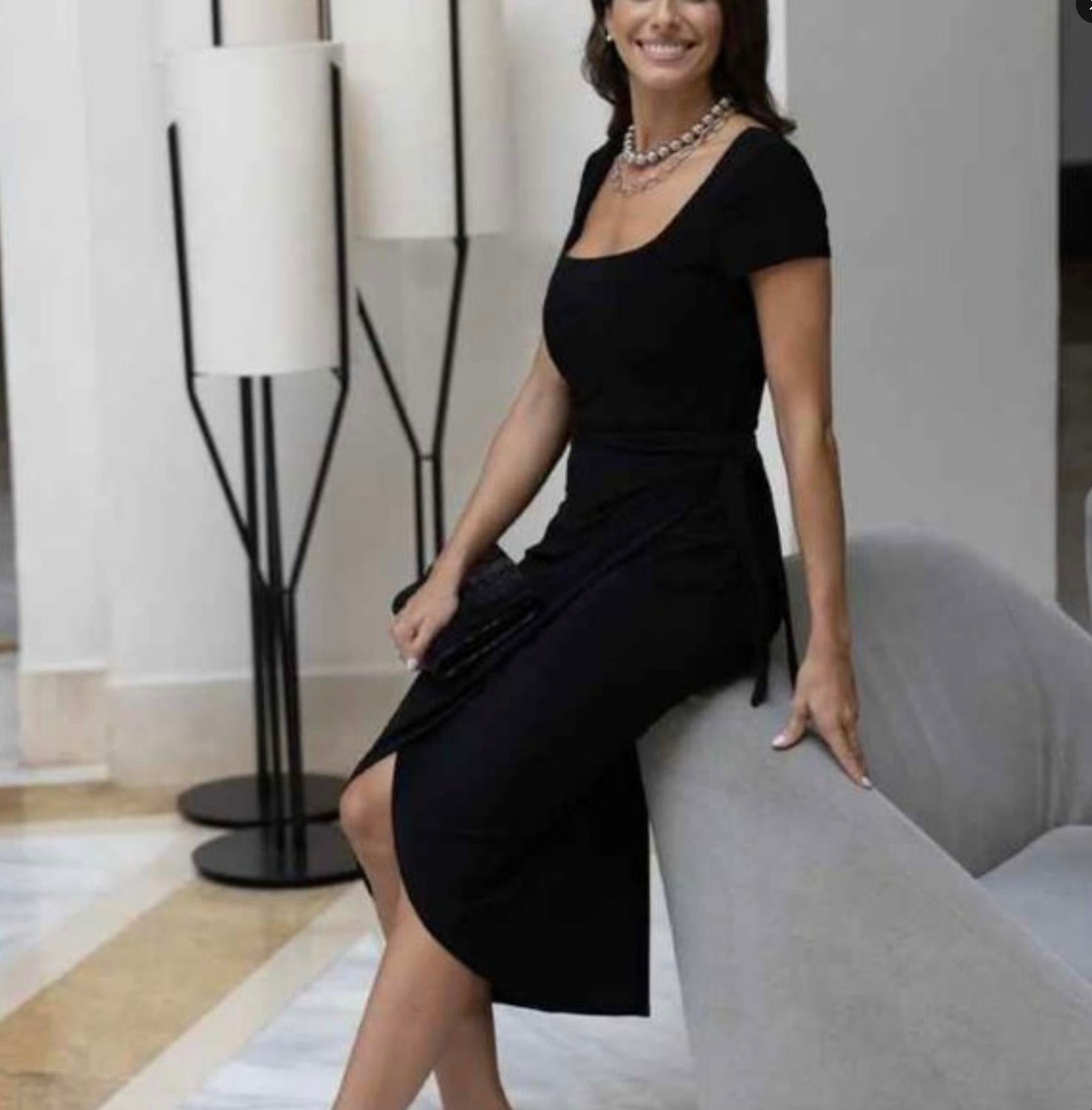 Frank Lyman - Squareneck Wrap Dress