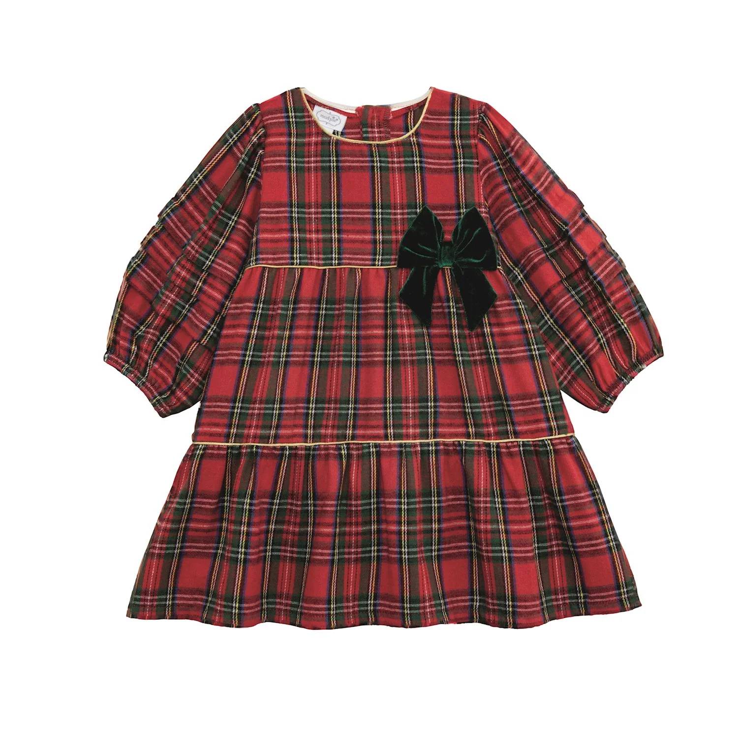 Mudpie - Girls Tartan Tier Dress