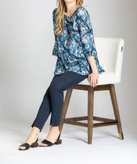 Apny - Elbow Flare Tunic Top