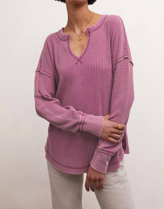 Driftwood Thermal Long Sleeve Top