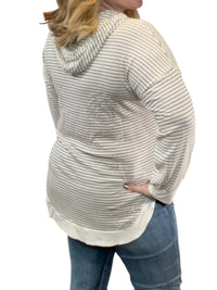 Hayden La - Ribbed Stripe Hoodie