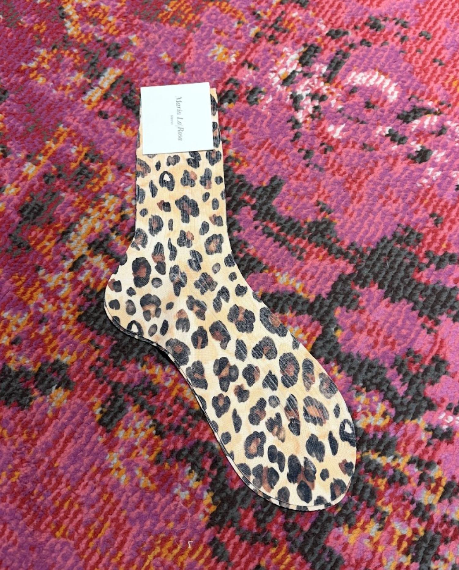 Maria La Rosa Savana Socks in leo in leo - women's accessory