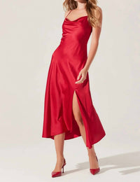 Astr - Gaia Cowl Neck Midi Dress